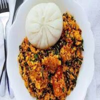 SEMO SERVED WITH EFO RIRO/EGUSI/OGBONO/EWEDE/OKRO WITH TURKEY/GOAT MEAT